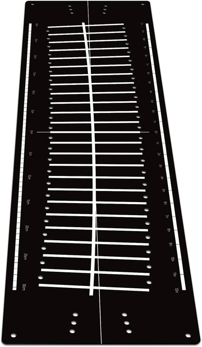 Indoor Golf Putting Mat -Practice Aid with Alignment Track and Putter Training