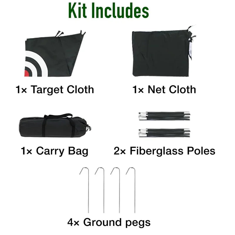 6.56ft*4.59ft Golf Net, Golf Practice Net with Golf Hitting Mat, Home Golf Hitting Aid Nets for Backyard Driving Chipping Swing