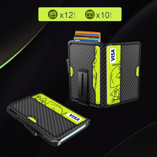 Slim RFID Wallet With Money Clip